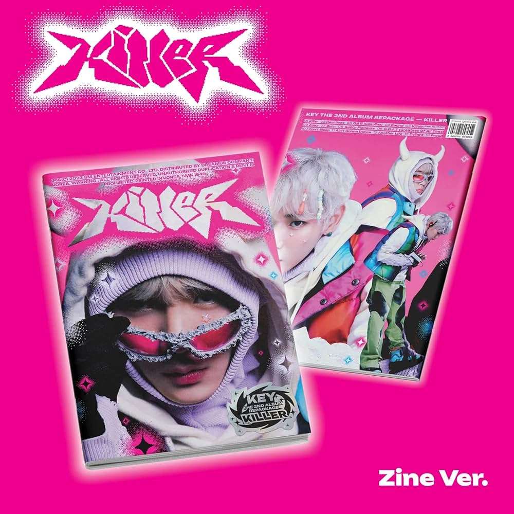 KEY SHINee - KILLER Zine Version (incl. Album + Folded